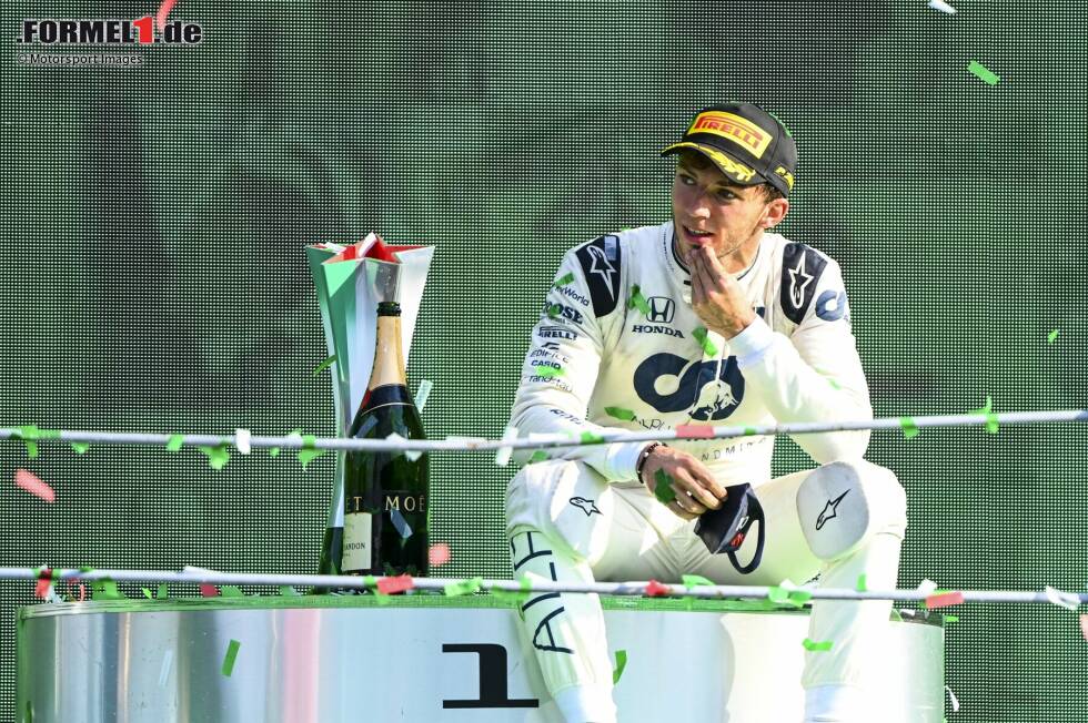 7. Pierre Gasly - Letzter Sieg: Großer Preis von Italien 2020 für AlphaTauri 7. Pierre Gasly - Letzter Sieg: Großer Preis von Italien 2020 für AlphaTauri
