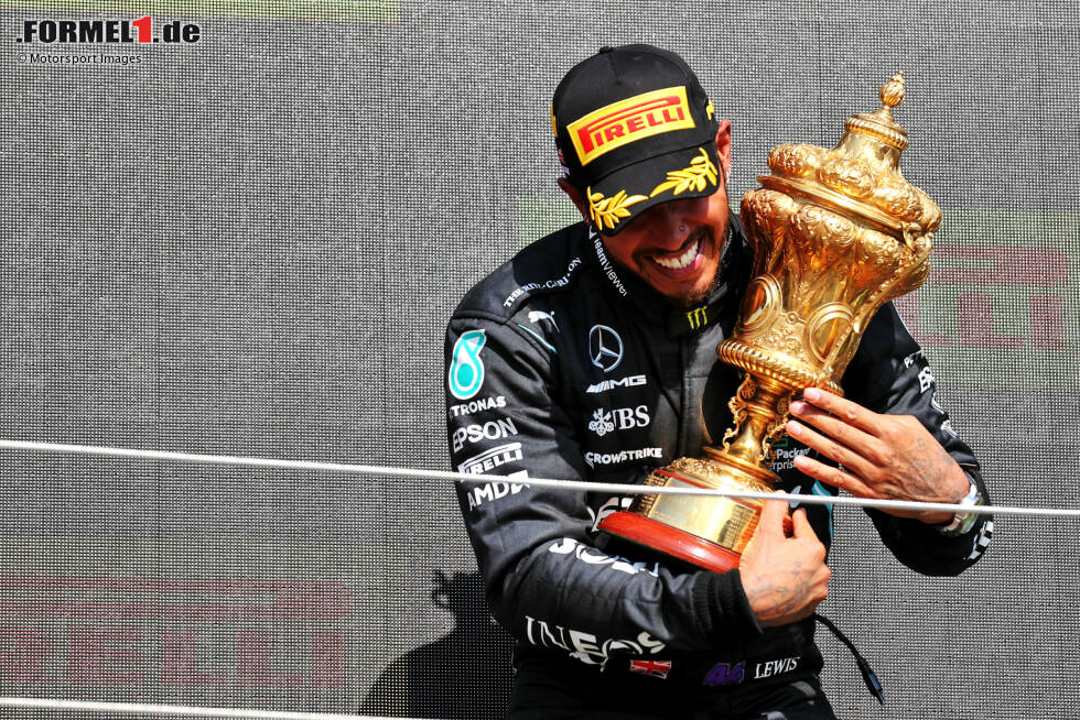 4. Lewis Hamilton - Letzter Sieg: Großer Preis von Großbritannien 2021 für Mercedes 4. Lewis Hamilton - Letzter Sieg: Großer Preis von Großbritannien 2021 für Mercedes