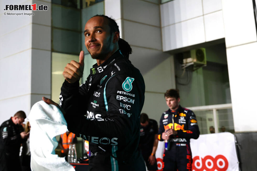 1. Lewis Hamilton - Letzter Sieg: Großer Preis von Katar 2021 für Mercedes 1. Lewis Hamilton - Letzter Sieg: Großer Preis von Katar 2021 für Mercedes