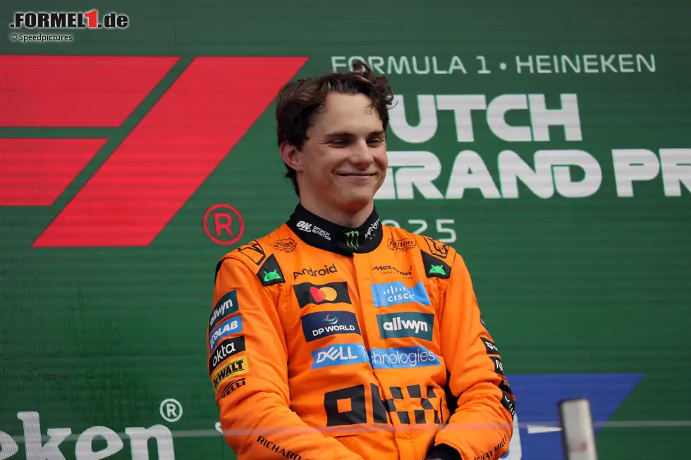 4. Oscar Piastri - Letzter Sieg: Großer Preis der Niederlande 2025 für McLaren Foto zur News: 4. Oscar Piastri - Letzter Sieg: Großer Preis der Niederlande 2025 für McLaren