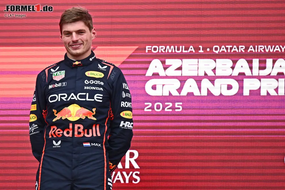 Foto zur News: 1. Max Verstappen - Letzter Sieg: Großer Preis von Aserbaidschan 2025 für Red Bull