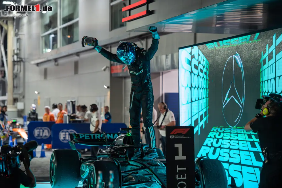 Foto zur News: 1. George Russell - Letzter Sieg: Großer Preis von Singapur 2025 für Mercedes