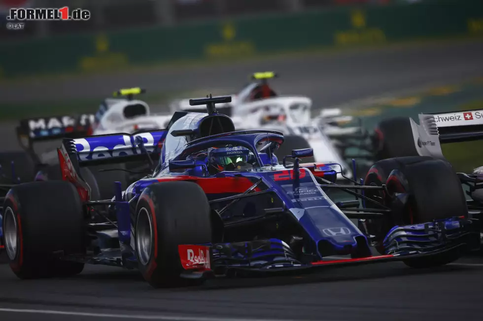 Foto zur News: Brendon Hartley (5): Im Qualifying vor Gasly, aber auch nur, weil der einen Fehler gemacht hat. Im Rennen warf er sich mit einem Verbremser gleich in der ersten Runde selbst aus der Bahn. Hartleys Stärke soll der Rennspeed sein. Das konnte er bisher nicht beweisen.