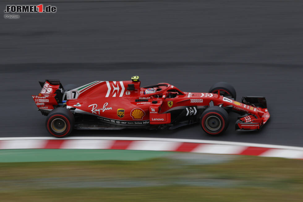 Foto zur News: Ferrari hat beim Japan-Grand-Prix in Suzuka ein neues Design für den SF71H von Sebastian Vettel und Kimi Räikkönen vorgestellt. Hier sind die Bilder dazu!