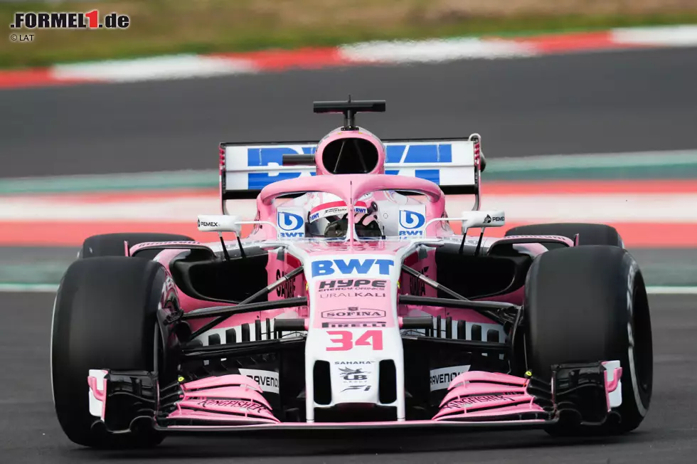Der VJM11 wird das letzte Formel-1-Auto von Force India, denn der wirtschaftlich schwer angeschlagene Vijay Mallya muss das Team Mitte des Jahres an Lawrence Stroll verkaufen, der es unter dem Namen Racing Point weiterführt - und am Ende P7 in der Konstrukteurswertung belegt. Foto zur News: Der VJM11 wird das letzte Formel-1-Auto von Force India, denn der wirtschaftlich schwer angeschlagene Vijay Mallya muss das Team Mitte des Jahres an Lawrence Stroll verkaufen, der es unter dem Namen Racing Point weiterführt - und am Ende P7 in der Konstrukteurswertung belegt.