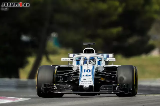 Foto zur News: Lance Stroll (5): Der Ritt über den "Baguette-Kerb" im Quali hat ihn auf den letzten Platz katapultiert, von dem aus ihm erneut einer seiner Raketenstarts gelang. Aber Stroll hat den Reifenplatzer im Rennen mit einem Verbremser selbst verschuldet. Man hat das Gefühl: Er versucht es mit der Brechstange. Zu sehr.