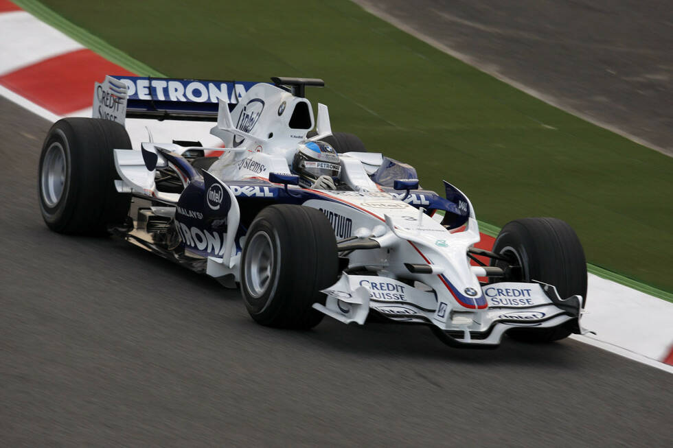 Foto zur News: 2008: BMW-Sauber F1.08 - 18 Rennen, 60 Punkte, 4 Podestplätze, 2 schnellste Runden, WM-Rang 6