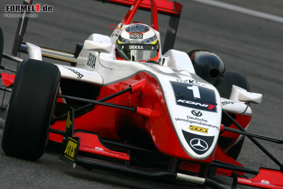Foto zur News: 2008 schlägt der Emmericher unter anderem Jules Bianchi sowie Edoardo Mortara und wird Formel-3-Europameister - natürlich im Premierenjahr.
