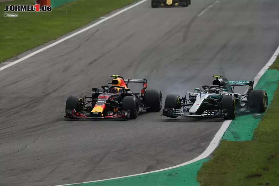 Max Verstappen (4): Ferrari und Mercedes lagen außer Reichweite, und trotzdem wäre ein Podium möglich gewesen. Schon vor dem unnötigen Abdrängen von Bottas, das mit fünf Sekunden geahndet wurde, hatte "Mad Max" sich eine Ermahnung der Rennleitung eingehandelt. Solche Dinge muss er 2019 als Teamleader abstellen. Foto zur News: Max Verstappen (4): Ferrari und Mercedes lagen außer Reichweite, und trotzdem wäre ein Podium möglich gewesen. Schon vor dem unnötigen Abdrängen von Bottas, das mit fünf Sekunden geahndet wurde, hatte "Mad Max" sich eine Ermahnung der Rennleitung eingehandelt. Solche Dinge muss er 2019 als Teamleader abstellen.