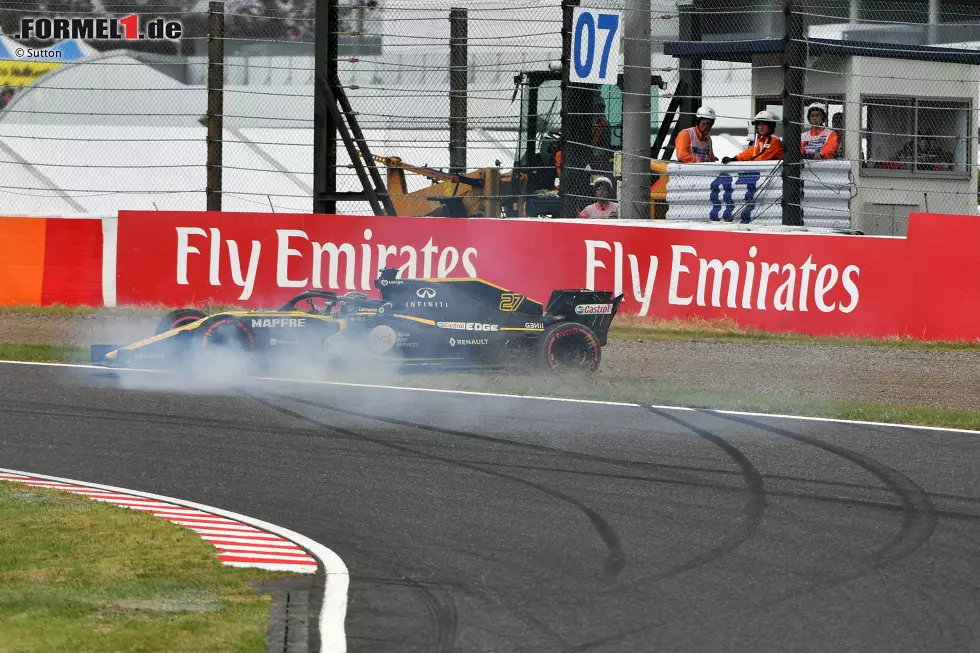 Foto zur News: Nico Hülkenberg (5): Dass er im Qualifying langsamer war als Sainz, ist durch die schlechte Vorbereitung erklärbar. Die aber hatte er sich wegen des FT3-Crashs selbst zuzuschreiben. Und wir registrieren langsam ein Muster: Hülkenberg ist top, wenn sein Auto läuft. Aber nicht so top, wenn das Auto nicht passt.