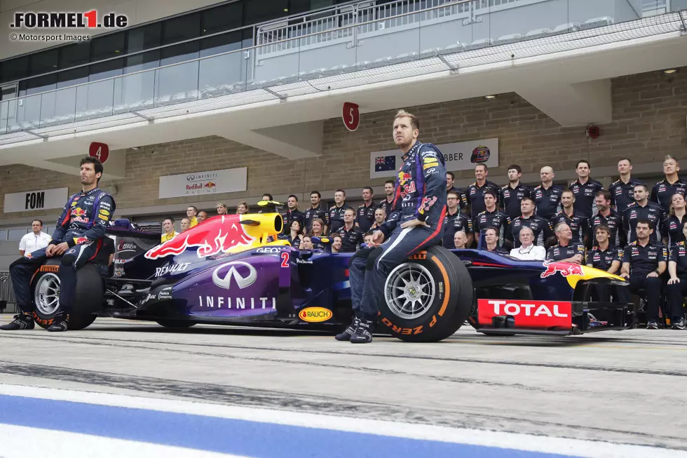 Fahrer: sechs - David Coulthard (2005-2008), Mark Webber (2007-13), Sebastian Vettel (2009-14), Daniel Ricciardo (2014-18), Daniil Kwjat (2015-2016) und Max Verstappen (seit 2016) Foto zur News: Fahrer: sechs - David Coulthard (2005-2008), Mark Webber (2007-13), Sebastian Vettel (2009-14), Daniel Ricciardo (2014-18), Daniil Kwjat (2015-2016) und Max Verstappen (seit 2016)