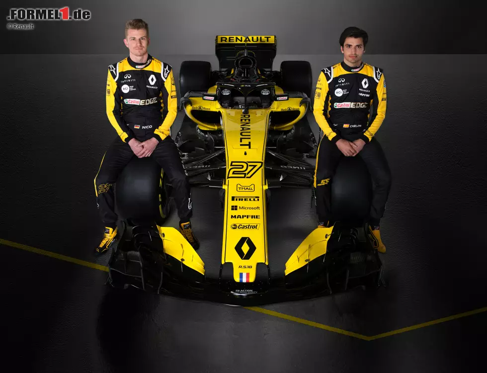 2018: Erstmals nur virtuell präsentierte Renault seinen R.S.18 - mit Fotos aus dem Studio in Enstone. Foto zur News: 2018: Erstmals nur virtuell präsentierte Renault seinen R.S.18 - mit Fotos aus dem Studio in Enstone.