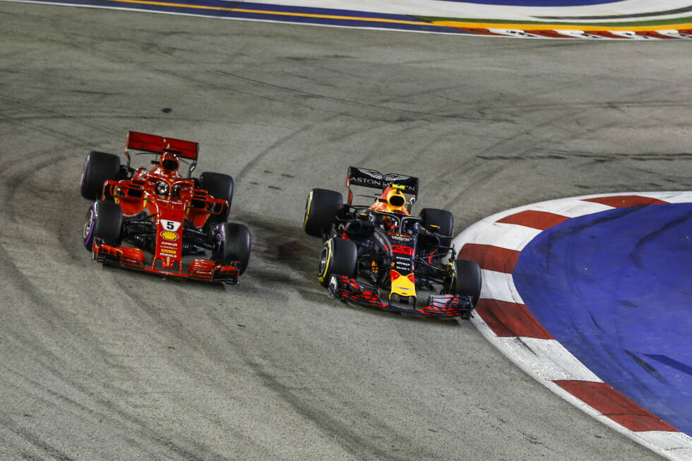 Foto zur News: Sebastian Vettel (2): Der Speed war eigentlich da - nur dann nicht, als es am wichtigsten war, nämlich im Qualifying. Das verzweifelt angelegte Rennen war eine Folge davon. Ja, mit diesem Auto hätte man auch gewinnen können. Aber Vettel hat nicht wahnsinnig viel falsch gemacht. Nur weniger richtig als Hamilton und Verstappen.