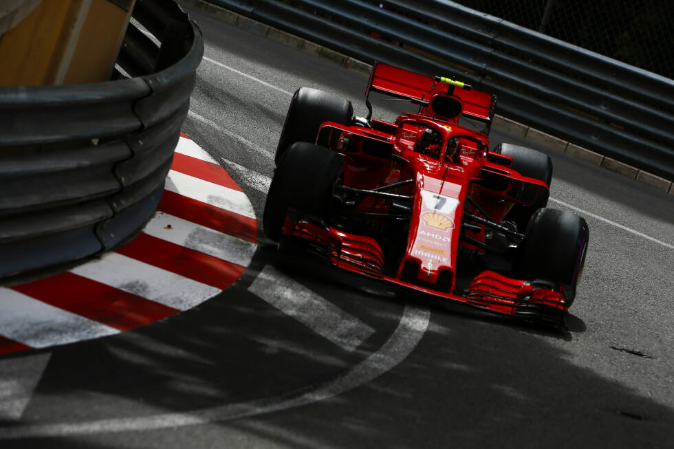 Foto zur News: Der viertplatzierte Räikkönen stand erstmals in der Saison 2018 in einem Rennen, das er beendete, nicht auf dem Podium.
