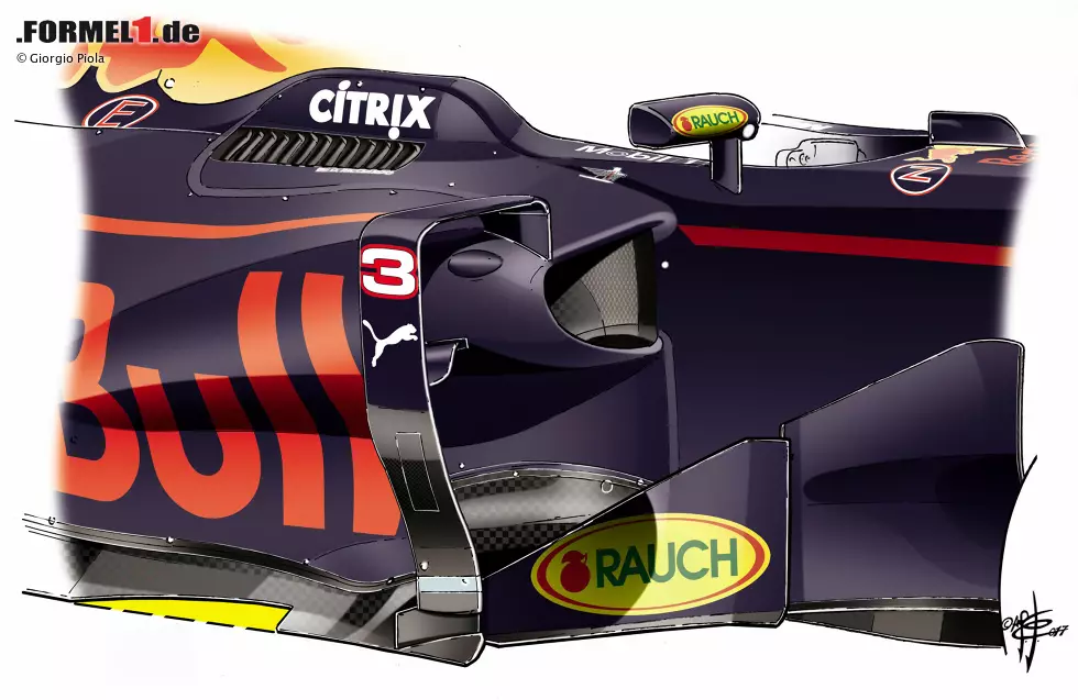 Red Bull startete in Australien mit einem simplen zweigeteilten Design in die Saison 2017. Foto zur News: Red Bull startete in Australien mit einem simplen zweigeteilten Design in die Saison 2017.