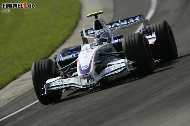 Foto zur News: 2007: BMW-Sauber F1.07
Debüt beim GP USA in Indianapolis als Ersatz für Robert Kubica