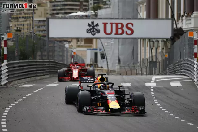 Monaco: Daniel Ricciardo ist trotz defektem Antriebsstrang nicht zu schlagen, ein tadelloser Vettel wird Zweiter. Realer Punktestand: 96:110. Fehlerbereinigt: 123:99. Foto zur News: Monaco: Daniel Ricciardo ist trotz defektem Antriebsstrang nicht zu schlagen, ein tadelloser Vettel wird Zweiter. Realer Punktestand: 96:110. Fehlerbereinigt: 123:99.