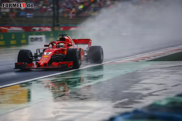 Ungarn: Im Qualifying verhindert starker Regen eine mögliche Ferrari-Pole, im Rennen ist Hamilton zu clever. Ein verpatzter Boxenstopp bedeutet für Vettel , dass er lange hinter Bottas hängt und an der Spitze nicht mehr angreifen kann. Er wird nur Zweiter. Realer Punktestand: 189:213. Fehlerbereinigt: 263:181. Foto zur News: Ungarn: Im Qualifying verhindert starker Regen eine mögliche Ferrari-Pole, im Rennen ist Hamilton zu clever. Ein verpatzter Boxenstopp bedeutet für Vettel , dass er lange hinter Bottas hängt und an der Spitze nicht mehr angreifen kann. Er wird nur Zweiter. Realer Punktestand: 189:213. Fehlerbereinigt: 263:181.