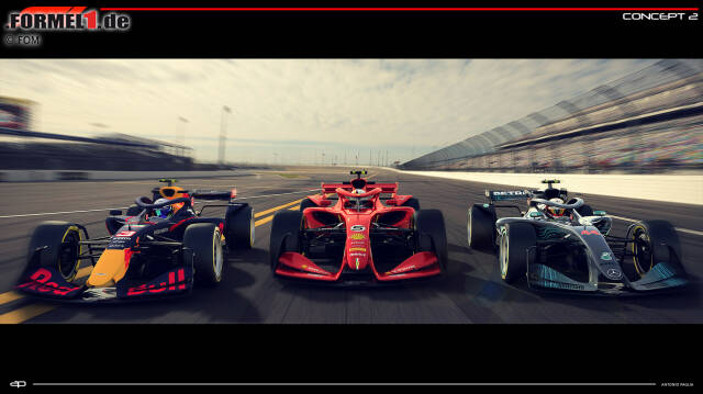 Formel 1 2021: Liberty Media präsentiert drei Konzeptautos ...