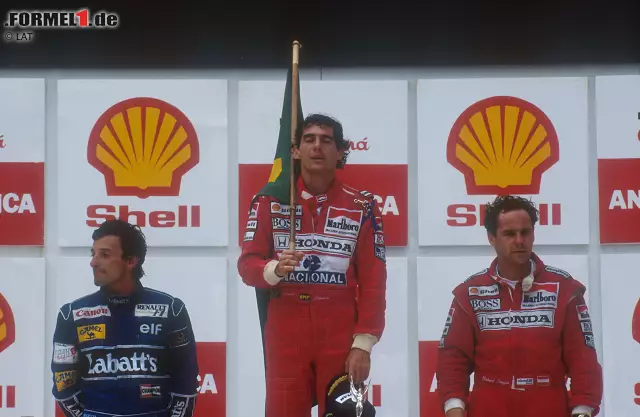 In Brasilien durfte nicht nur Alonso seinen ersten WM-Titel (2005) feiern, auch Ayrton Senna gewann vor Heimpublikum. Daran erinnert sich auch Sebastian Vettel noch, als wäre es gestern gewesen: "Mein Vater war großer Formel-1-Fan. Das erste Rennen, an das ich mich erinnere, ist Sennas Sieg in Brasilien." Foto zur News: In Brasilien durfte nicht nur Alonso seinen ersten WM-Titel (2005) feiern, auch Ayrton Senna gewann vor Heimpublikum. Daran erinnert sich auch Sebastian Vettel noch, als wäre es gestern gewesen: "Mein Vater war großer Formel-1-Fan. Das erste Rennen, an das ich mich erinnere, ist Sennas Sieg in Brasilien."