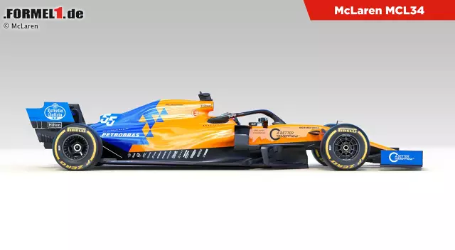 Foto zur News: Der neue McLaren MCL34 besticht in Orange-Blau. Klick dich durch die besten Bilder ...