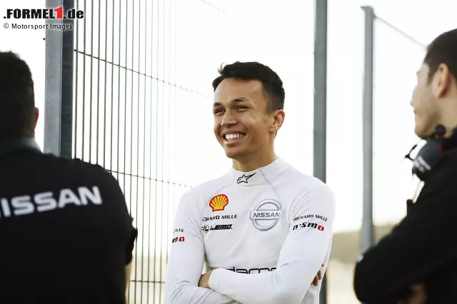 Foto zur News: 20. September 2018: Nissan bestätigt den damaligen Formel-2-Fahrer Albon für die Formel-E-Saison 2018/19. Seinen Traum von der Formel 1 hat er da eigentlich schon aufgegeben ...