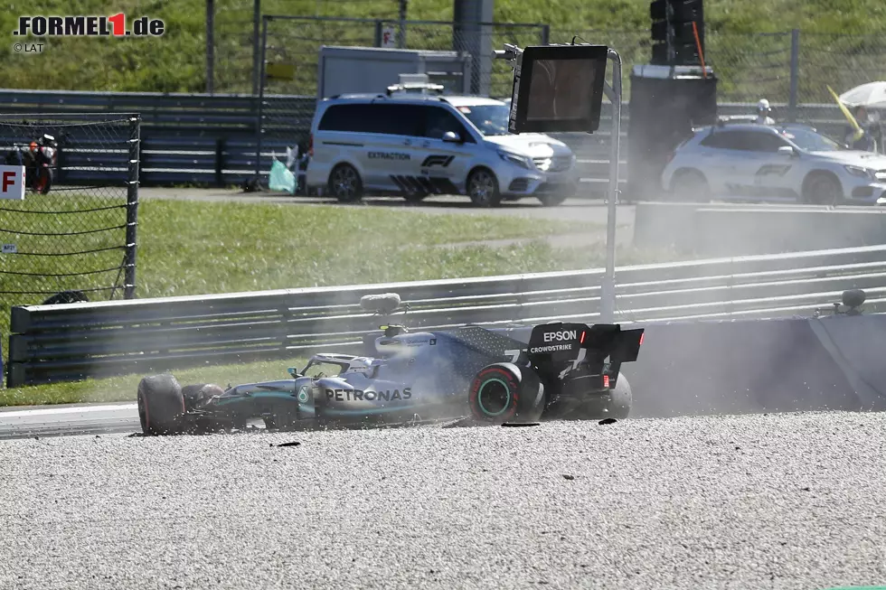 Foto zur News: Endlich kommt der Bolide zum Stehen. Die Sensoren messen einen Aufprall mit 23g.