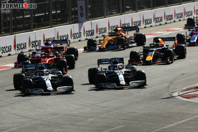 Foto zur News: Mercedes (Lewis Hamilton/Valtteri Bottas): 4 - Australien 2019, Bahrain 2019, China 2019, Aserbaidschan 2019