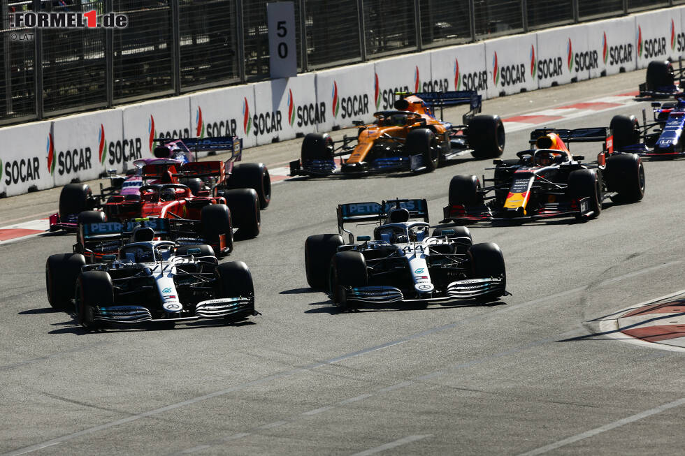 Foto zur News: Mercedes (Lewis Hamilton/Valtteri Bottas): 4 - Australien 2019, Bahrain 2019, China 2019, Aserbaidschan 2019