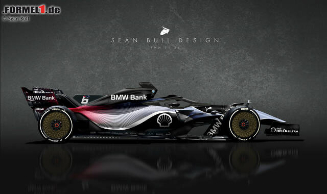 Foto zur News: Sean Bull hat gerendert, wie die Formel 1 2021 aussehen könnte, wenn große Hersteller einsteigen. Jetzt durchklicken! Im ersten Bild: Seine Vision für ein etwaiges BMW-Team.