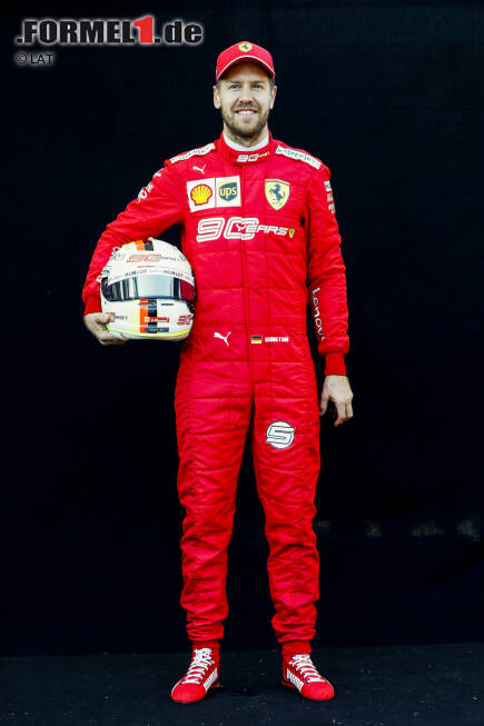 Foto zur News: Sebastian Vettel (Deutschland) - Ferrari - Startnummer 5