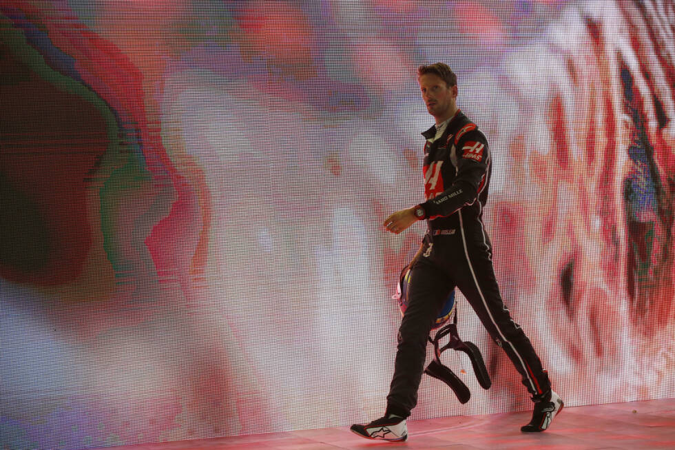 Foto zur News: 1,80 Meter: Romain Grosjean (Frankreich), Haas