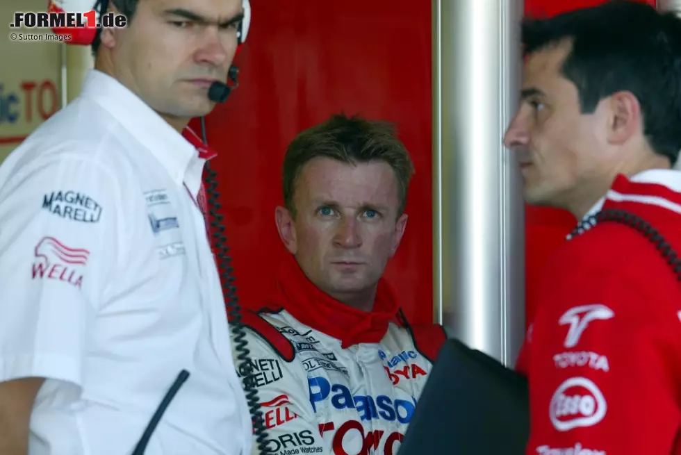 Foto zur News: 8. Allan McNish: Als ehemaliger Le-Mans-Sieger brachte der Schotte 2002 viel Prestige beim Toyota-Einstieg mit. Allerdings fehlte dem heutigen Formel-E-Teamchef von Audi die jüngere Formelsport-Referenz. In seiner Wertung hätte nur ein Gesamtsieg in der American Le-Mans-Serie gestanden - nicht genug für die Formel 1!