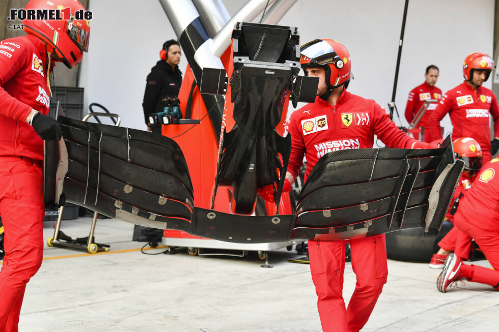Foto zur News: Ferrari SF90: Unterseite des Frontflügels