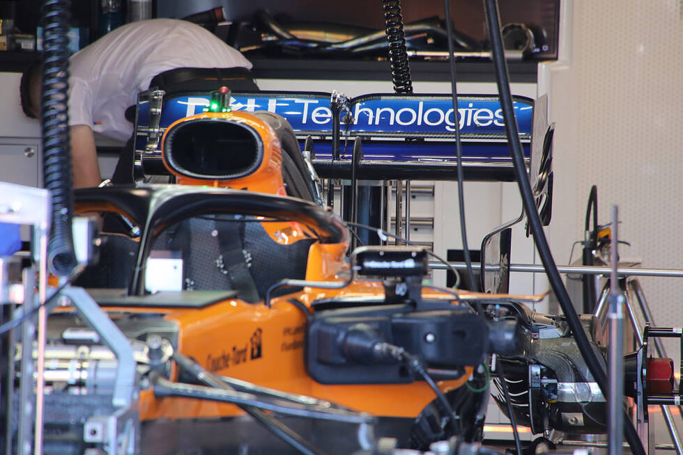 Foto zur News: McLaren MCL34: Heckflügel
