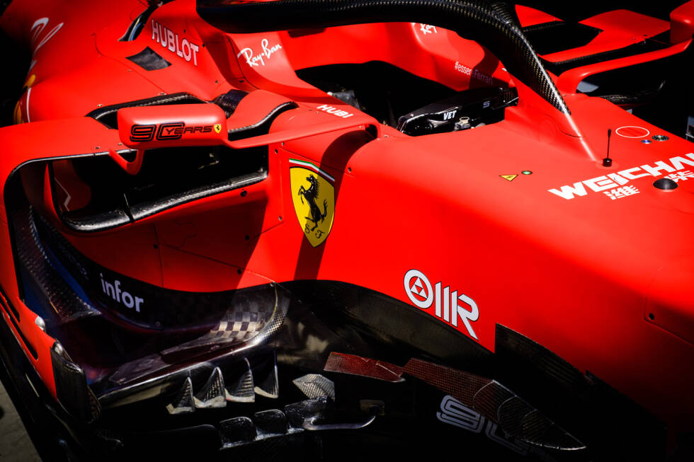 Foto zur News: Ferrari SF90: Seitenkasten