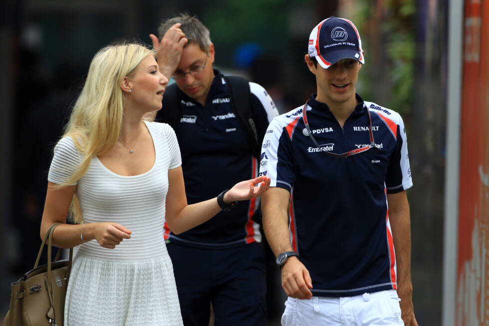 Foto zur News: Zwischen 2011 und 2014 war Formel-1-Fahrer Bruno Senna mit Charlotte-Elisabeth Evans zusammen.