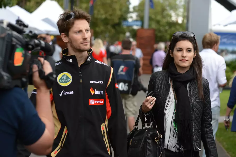 Foto zur News: Marion Jolles berichtete als TV-Reporterin schon über die Formel 1, da fuhr Romain Grosjean noch in den Nachwuchsklassen. Als er 2008 Grand-Prix-Fahrer wurde, funkte es zwischen den beiden. Inzwischen ist das Paar verheiratet und hat zwei Kinder.