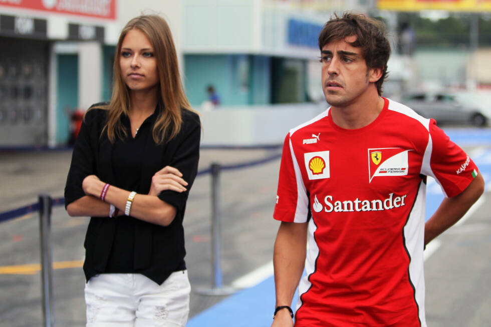 Foto zur News: Von 2012 bis 2014 war das russische Model Dascha Kapustina mit dem zweimaligen Formel-1-Weltmeister Fernando Alonso liiert.