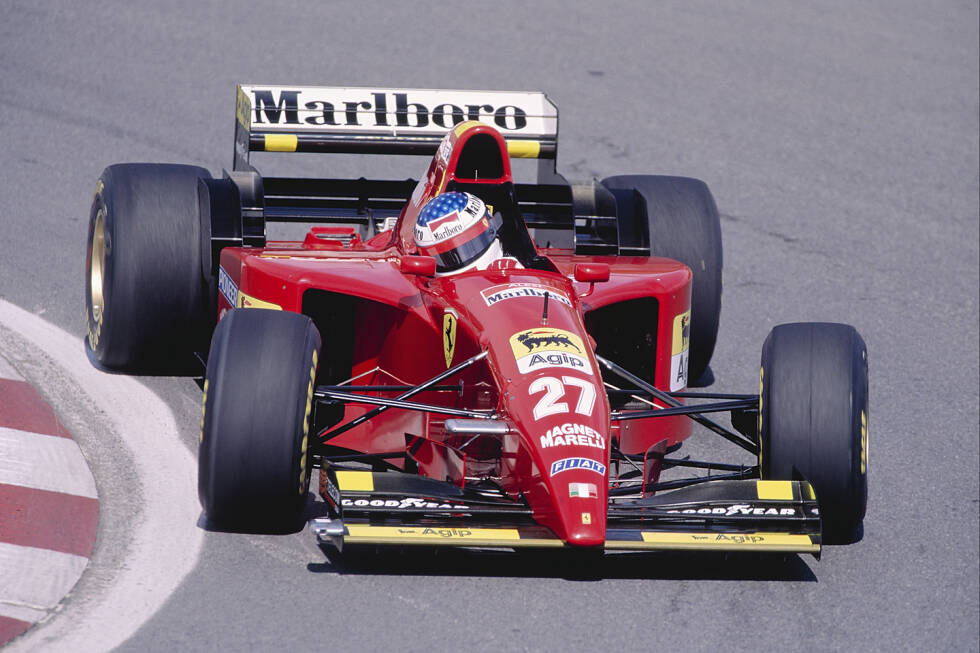 Foto zur News: 1995: Ferrari 412T2; Fahrer: Jean Alesi, Gerhard Berger