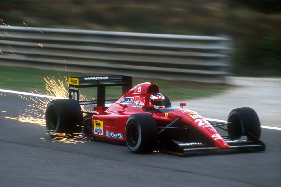 Foto zur News: 1991: Ferrari 643; Fahrer: Jean Alesi, Gianni Morbidelli, Alain Prost