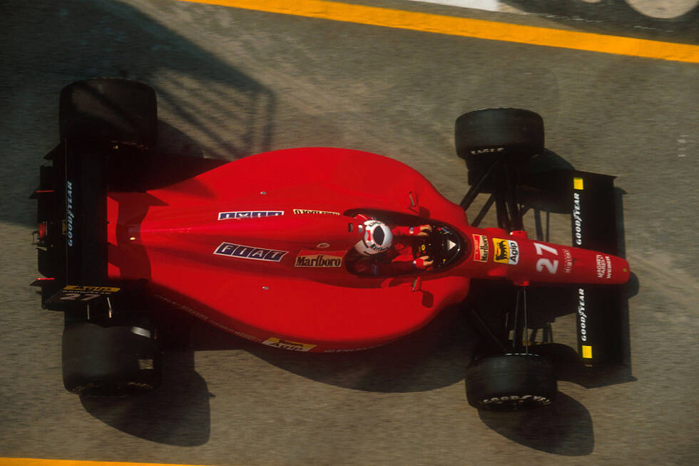Foto zur News: 1991: Ferrari 642; Fahrer: Jean Alesi, Alain Prost