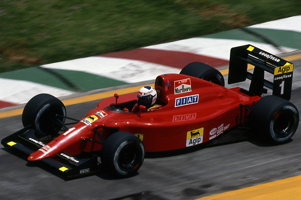 Foto zur News: 1990: Ferrari 641; Fahrer: Nigel Mansell, Alain Prost