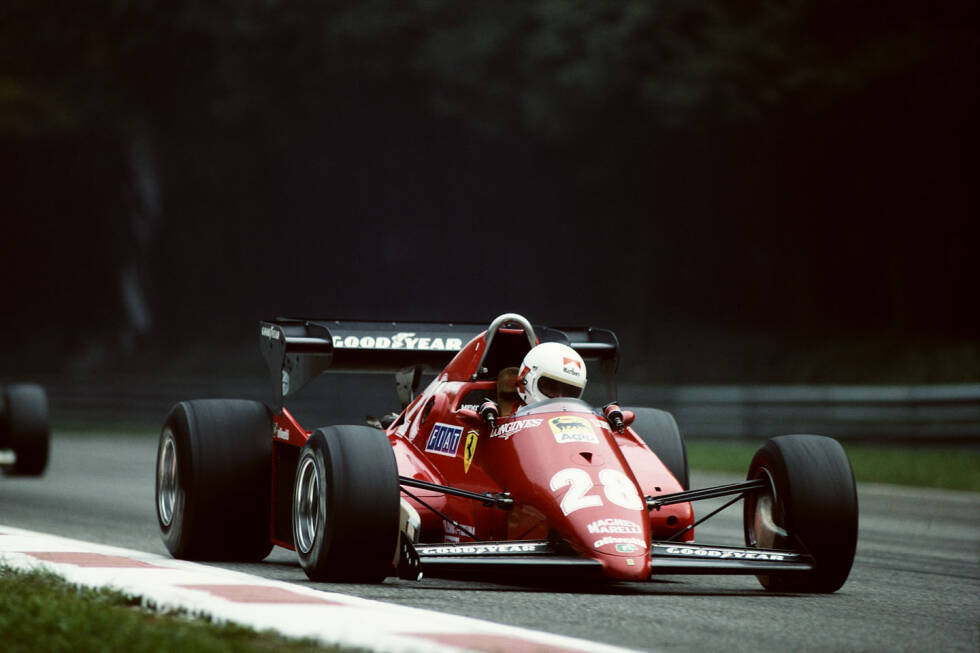 Foto zur News: 1983: Ferrari 126C3; Fahrer: René Arnoux, Patrick Tambay