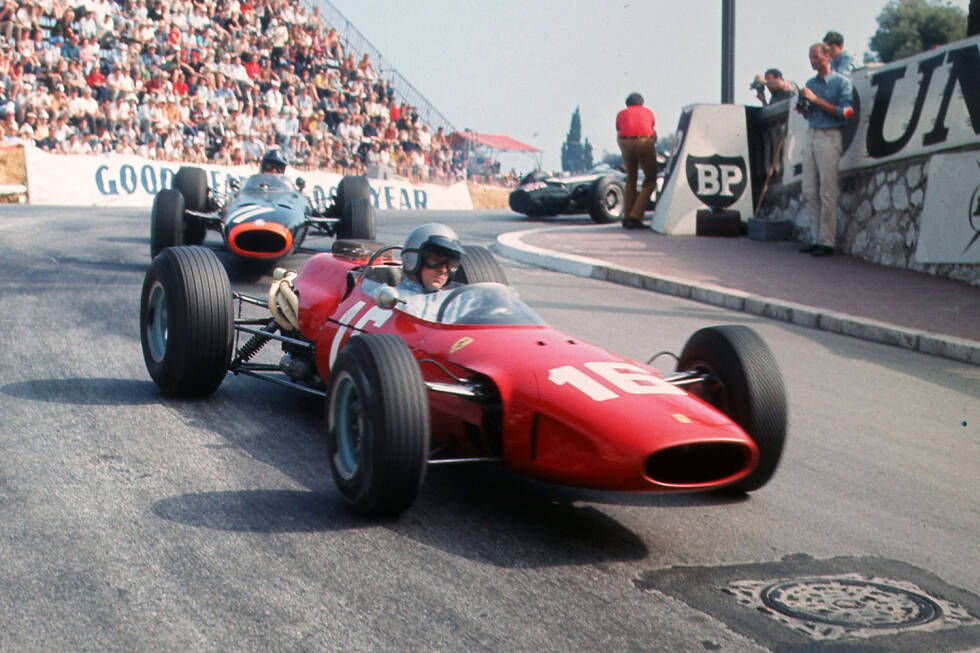 Foto zur News: 1966: Ferrari 246/66; Fahrer: Giancarlo Baghetti, Lorenzo Bandini, Ludovico Scarfiotti