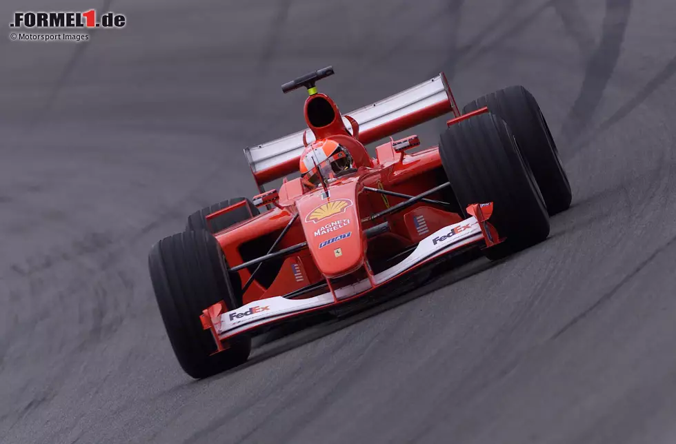 2001-2002: Ferrari F2001; Fahrer: Rubens Barrichello, Michael Schumacher Foto zur News: 2001-2002: Ferrari F2001; Fahrer: Rubens Barrichello, Michael Schumacher