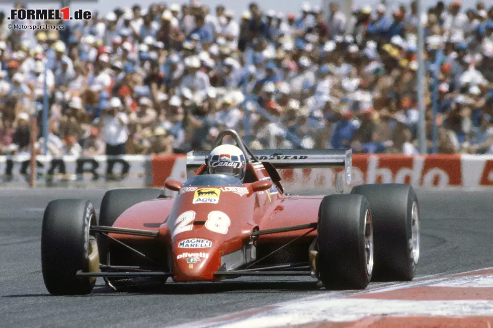 1982: Ferrari 126C2; Fahrer: Mario Andretti, Didier Pironi, Patrick Tambay, Gilles Villeneuve Foto zur News: 1982: Ferrari 126C2; Fahrer: Mario Andretti, Didier Pironi, Patrick Tambay, Gilles Villeneuve