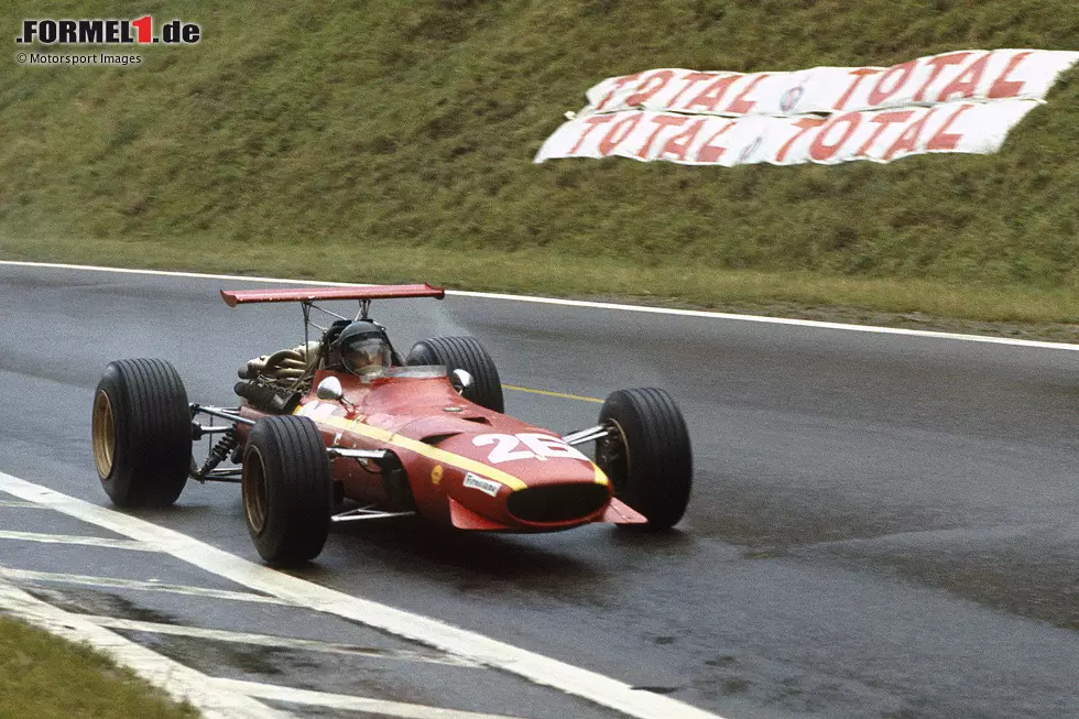 1968-1969: Ferrari 312/68; Fahrer: Chris Amon, Derek Bell, Jacky Ickx, Pedro Rodriguez Foto zur News: 1968-1969: Ferrari 312/68; Fahrer: Chris Amon, Derek Bell, Jacky Ickx, Pedro Rodriguez