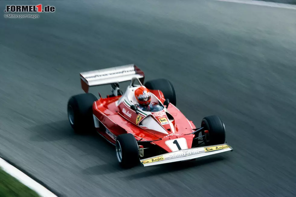1976-1978: Ferrari 312T2; Fahrer: Niki Lauda, Clay Regazzoni, Carlos Reutemann, Gilles Villeneuve Foto zur News: 1976-1978: Ferrari 312T2; Fahrer: Niki Lauda, Clay Regazzoni, Carlos Reutemann, Gilles Villeneuve