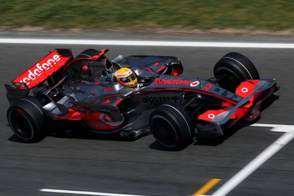 Foto zur News: 2008: McLaren-Mercedes MP4-23
WM-Ergebnis: 1. mit 98 Punkten, 5 Siege